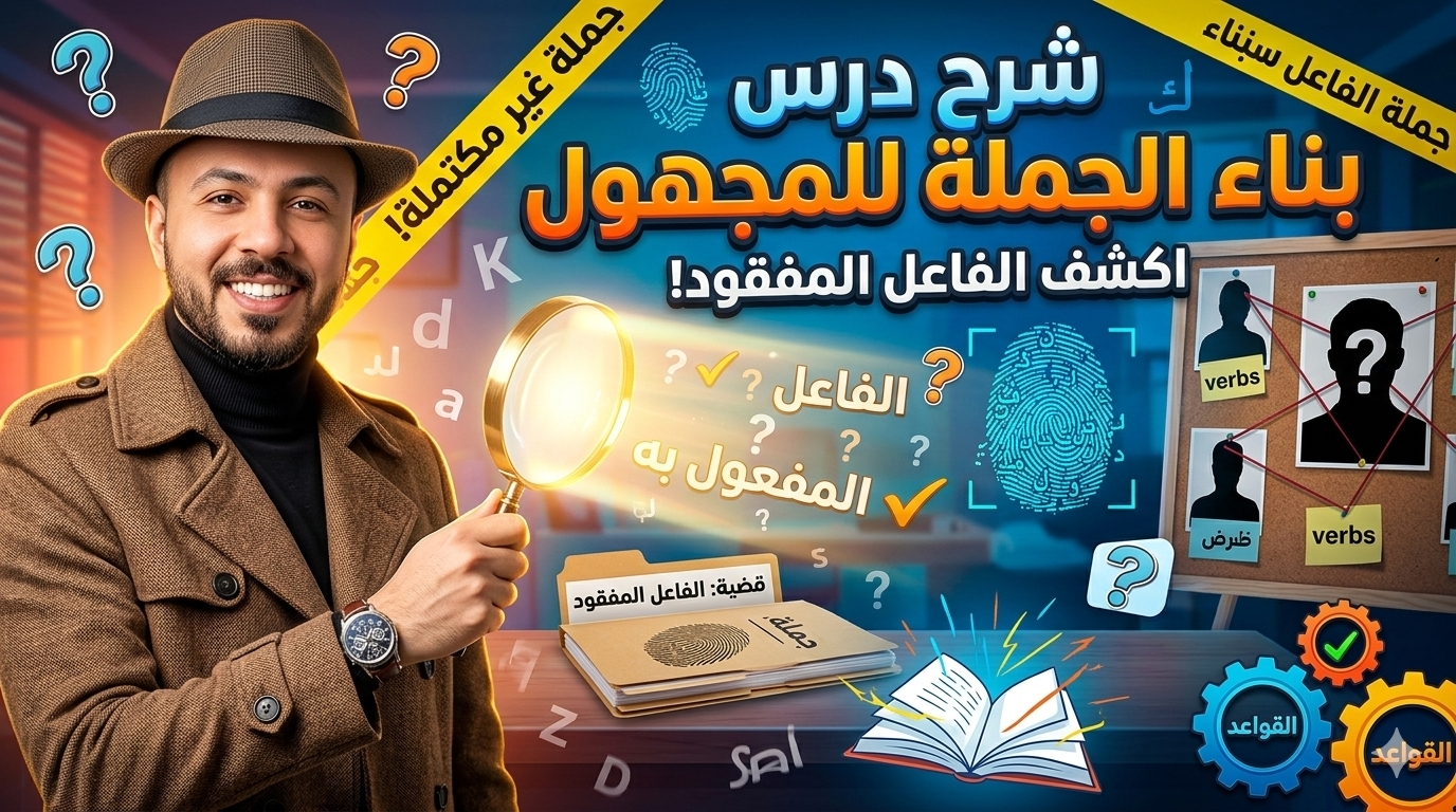 بناء الفعل للمجهول